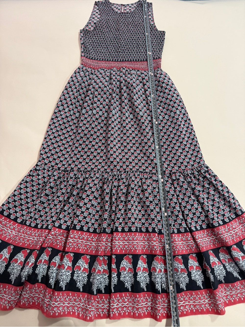 Ulla Johnson Silk Floral Midi Dress Size 0 Boho Luxe Resort Cottagecore Coastal - Picture 3 of 11